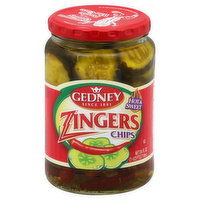 Gedney Chips, Zingers, Hot & Sweet, 24 Ounce