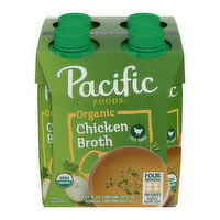 Pacific Foods Organic Free Range Chicken Broth, 32 Fluid ounce