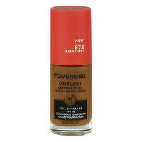 CoverGirl Foundation, 3-in-1, Warm Tawny 872, Sunscreen SPF 18, 30 Millilitre