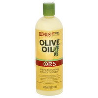 ORS Olive Oil Conditioner, Replenishing, Damaged Hair, Bonus, 15.9 Ounce