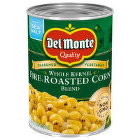 Del Monte Corn Blend, Fire-Roasted, Whole Kernel, 14.75 Ounce