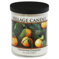 Village Candle Candle, Clementine Evergreen, 1 Each