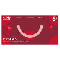 Bubly Sparkling Water Cherry, 8 Each