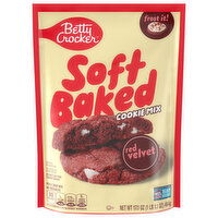 Betty Crocker Soft Baked Red Velvet Cookie Mix, 17.1 Ounce
