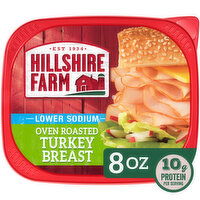 Hillshire Farm Ultra Thin Sliced Lower Sodium Oven Roasted Turkey Breast Sandwich Meat, 8 Ounce