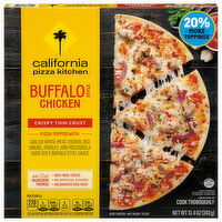 California Pizza Kitchen Pizza, Crispy Thin Crust, Buffalo Style Chicken, 13.4 Ounce