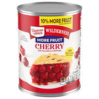 Duncan Hines Wilderness Pie Filling & Topping, Cherry, 21 Ounce