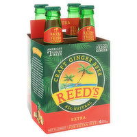 Reed's Ginger Beer, Extra, 4 Each