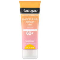 Neutrogena Sunscreen, Invisible Daily Defense, Lotion, Broad Spectrum, SPF 60+, 3 Fluid ounce