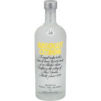 Absolut Vodka, Lemon, Citron, 1 Litre