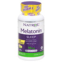 Natrol Melatonin, Maximum Strength, 10 mg, Tablets, Citrus, 60 Each