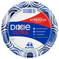 Dixie Ultra Ultra Plates, 6-7/8 Inches, 44 Each