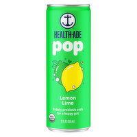 Health-Ade Soda, Lemon Lime, 12 Fluid ounce