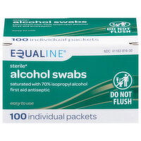 Equaline Alcohol Swabs, Sterile, 100 Each