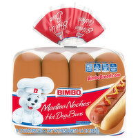 Bimbo Medias Noches Hot Dog Buns, 14 Ounce