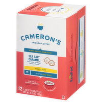 Cameron's Coffee EcoPods, Flavored, Sea Salt Carmel Light Roast , 12 Each