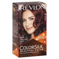 Colorsilk Beautiful Color Permanent Color Burgundy, 48, 1 Each