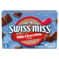 Swiss Miss Hot Cocoa Mix, Milk Chocolate Flavor, 8 Each