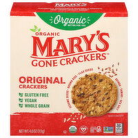 Mary's Gone Crackers Crackers, Organic, Original, 4 Ounce