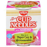 Nissin Cup Noodles Ramen Noodle Soup, with Shrimp, 2.25 Ounce