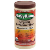 NuSyllium Psyllium Fiber, Organic, Orange Flavor, 30.5 Ounce