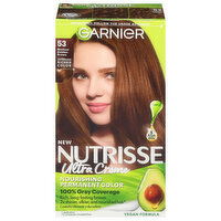 Nutrisse Hair Color, Permanent, Ultra Creme, Medium Golden Brown 53, 1 Each