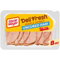 Oscar Mayer Maple Honey Uncured Ham Sliced Lunch Meat, 8 Ounce