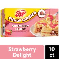 Eggo Protein Waffles, Strawberry Delight, 12.3 Ounce