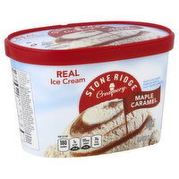 Stoneridge Creamery Ice Cream, Real, Maple Caramel, 1.5 Quart