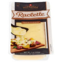 Mifroma Cheese Slices, Raclette,Traditional, 8 Each