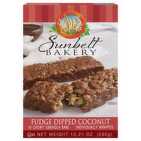 Sunbelt Bakery Granola Bars, Chewy, Fudge Dipped Coconut, 10 Each