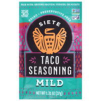 Siete Mild Taco Seasoning, 1.31 Ounce