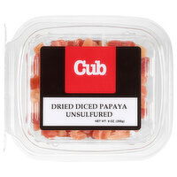 Bulk Dried Diced Papaya Unsulfured, 9 Ounce