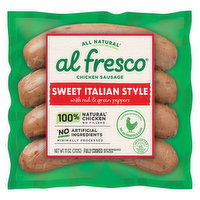 Al Fresco Chicken Sausage, Sweet Italian Style, 11 Ounce