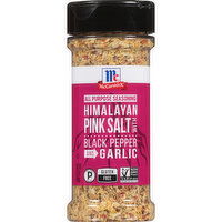 McCormick Himalayan Pink Salt with Black Pepper and Garlic All Purpose Seasoning, 6.5 Ounce