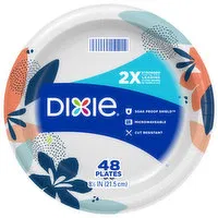 Dixie Plates, 8-1/2 Inch, 48 Each