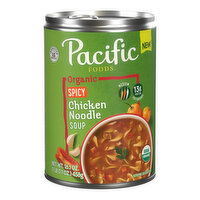 Pacific Foods Organic Spicy Chicken Noodle Soup, 16.1 Ounce