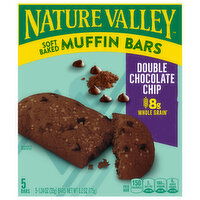 Nature Valley Soft Baked Double Chocolate Chip Muffin Bars, 5 Each