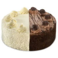 Cub Bakery 8" Variety Cake Double Layer, Black & White, 1 Each