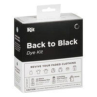 Rit Dye Kit, Back to Black, 1 Each