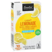 Essential Everyday Drink Mix, Sugar Free, Lemonade, Light, 10 Each