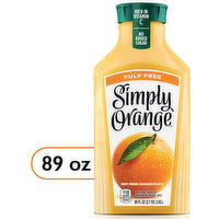 Simply  Orange Juice Pulp Free Bottle, 89 Fluid ounce