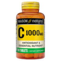 Mason Natural Vitamin C, 1000 mg, Tablets, 100 Each