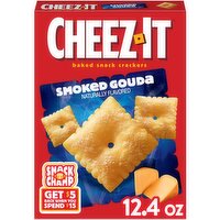 Cheez-It Baked Snack Crackers, Smoked Gouda, 12.4 Ounce