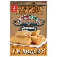 Screamin' Sicilian Pizza Co. Rolls, Loaded, Chicken Bacon Ranch, 10 Ounce