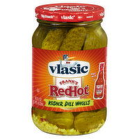 Vlasic Kosher Dill Wholes, Redhot Flavored, 16 Ounce