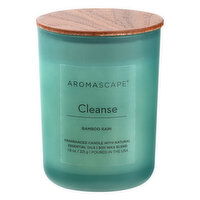 Aromascape Candle, Bamboo Rain, Cleanse, 1 Each