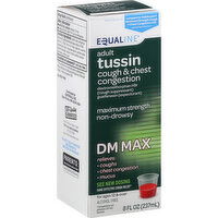 Equaline Tussin, Maximum Strength, Non-Drowsy, Adult, 8 Fluid ounce