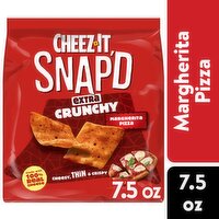 Cheez-It Cheesy Baked Snacks, Extra Crunchy Margherita Pizza, 7.5 Ounce