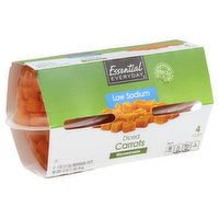 Essential Everyday Carrots, Diced, Low Sodium, 4 Each